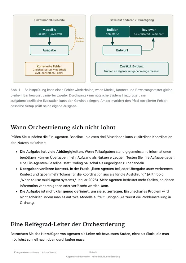 Seite 5: Abbildung 1, Selbstprüfung mit demselben Modell gegen einen bewusst anderen zweiten Durchgang